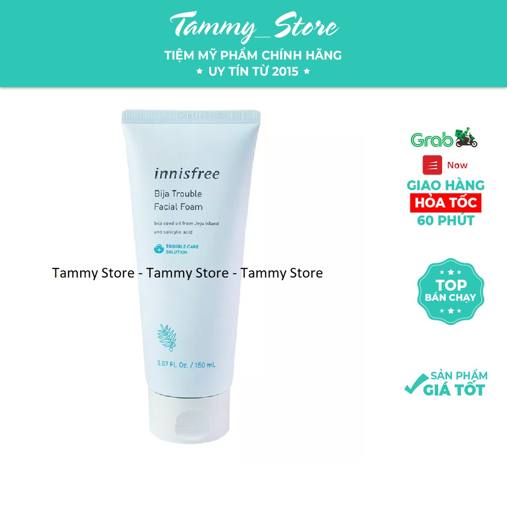 Sữa rửa mặt kiềm dầu giảm mụn Bija Innisfree