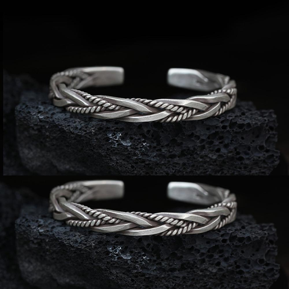 Vòng Tay Hở Handmade Phong Cách Cổ Điển Cho Nam