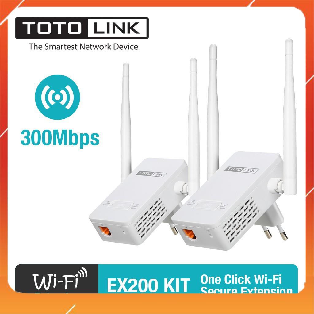 [ HÀNG SIÊU CẤP ] Kích wifi Totolink EX200 - Màu trắng - Chính hãng - Bảo hành 36 tháng [ CHÍNH HÃNG ]