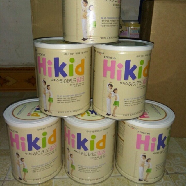 Sữa Hikid vị vani 600g