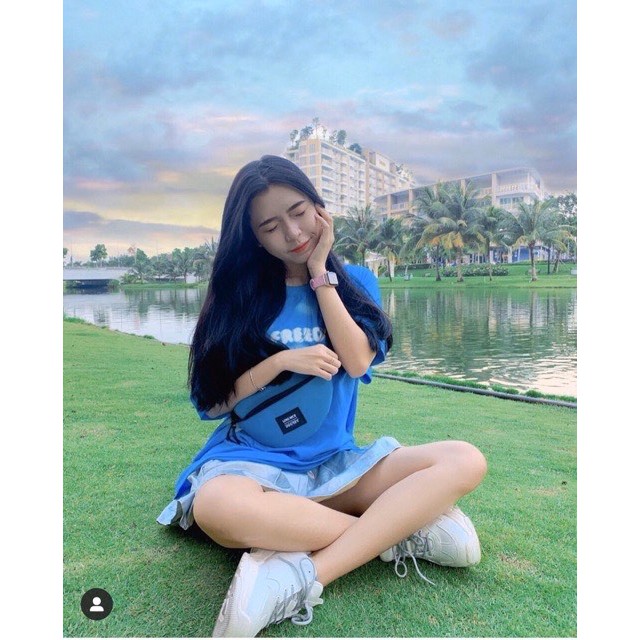 Áo thun loang tee UnCover xanh dương unisex tay lỡ form rộng vải cotton co giãn | Beway | BigBuy360 - bigbuy360.vn