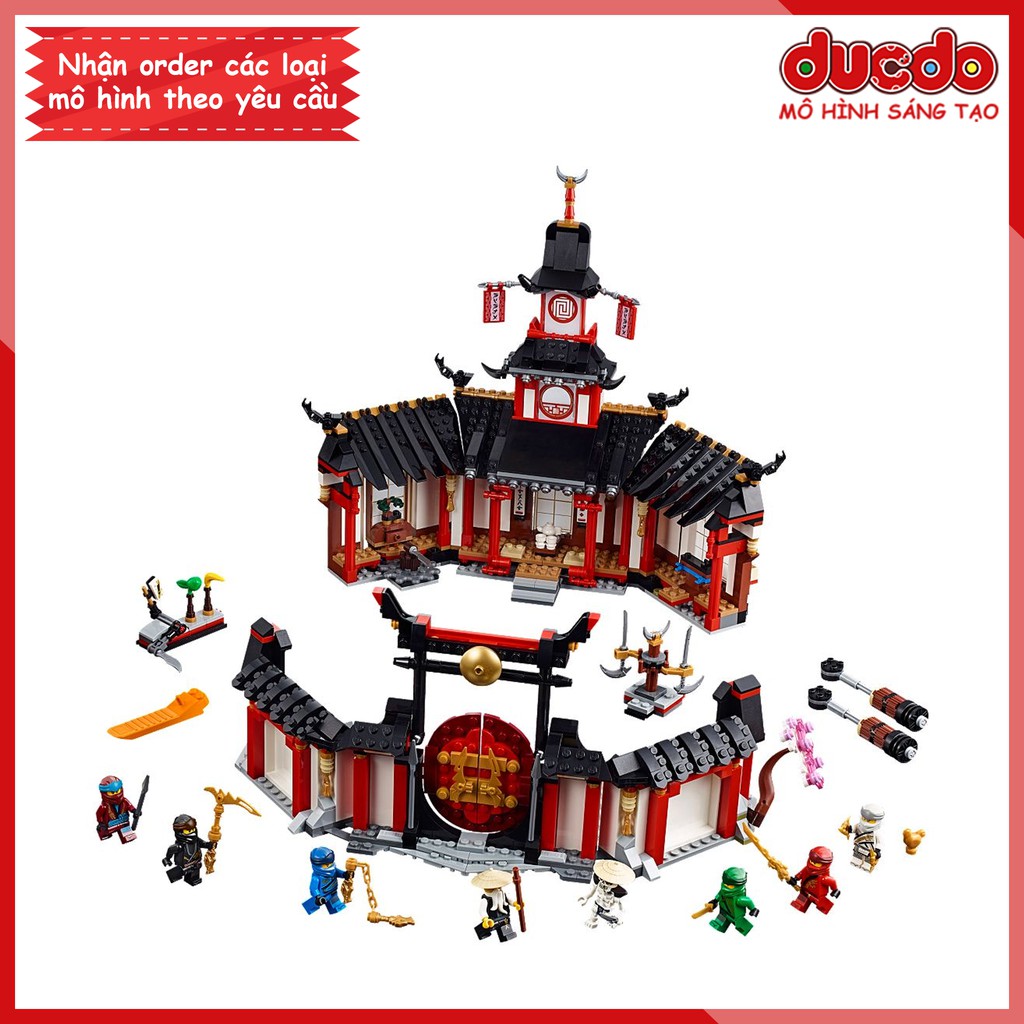 BELA 11165 Lắp ghép Ninjago Đấu Trường Luyện Công - Đồ chơi Xếp hình Mô hình Ninja 70670 LEPIN 06098