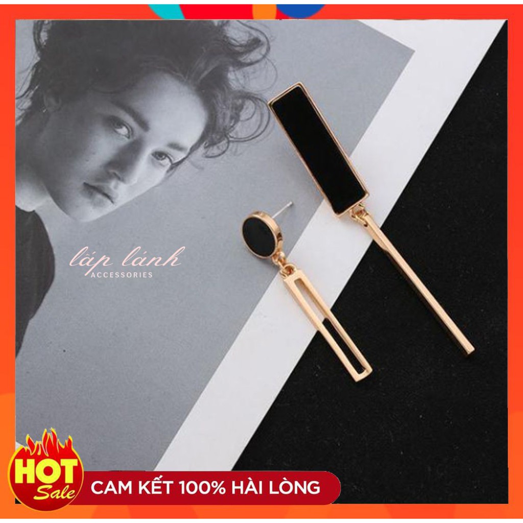 [HOT[ BÔNG TAI HOA TAI BẤT ĐỐI XỨNG ĐÍNH ĐÁ PHONG CÁCH HÀN QUỐC THỜI TRANG 214BT072