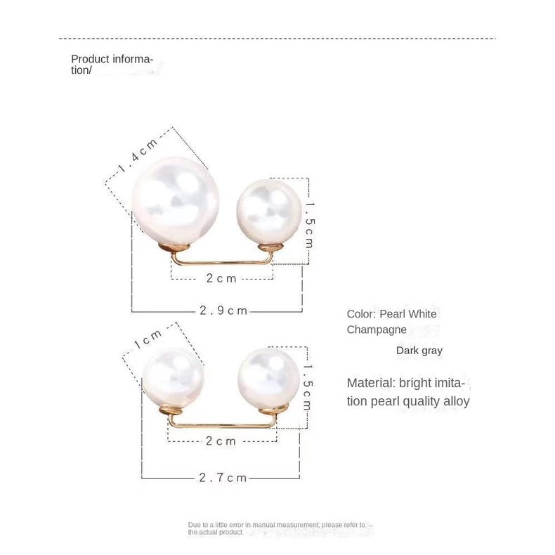 Ghim Cài Áo Đính Ngọc Trai Nhân Tạo