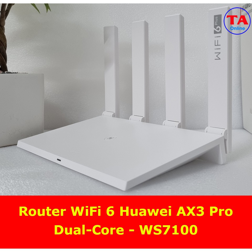 Router WiFi 6 Huawei Ax3 Quad core WS7200 và Huawei Ax3 Dual core WS7100 - Hàng chính hãng