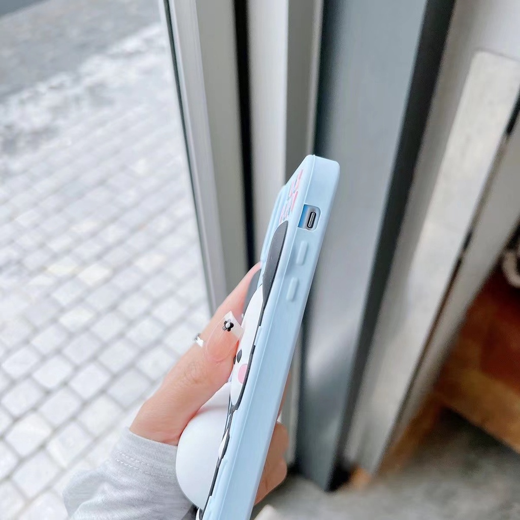 Ốp Điện Thoại Mềm Chống Rơi Họa Tiết Cún Chiapa Hoạt Hình Cho iPhone 11 / 12 / 12PRO MAX / 13PRO MAX / 7 / 8Plus