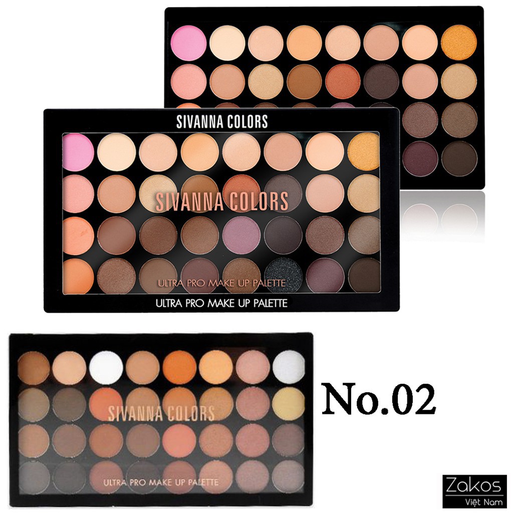 Phân Mắt Thái Lan 32 Ô Sivanna Ultra Pro Makeup Palette HF372 [Mẫu Mới]