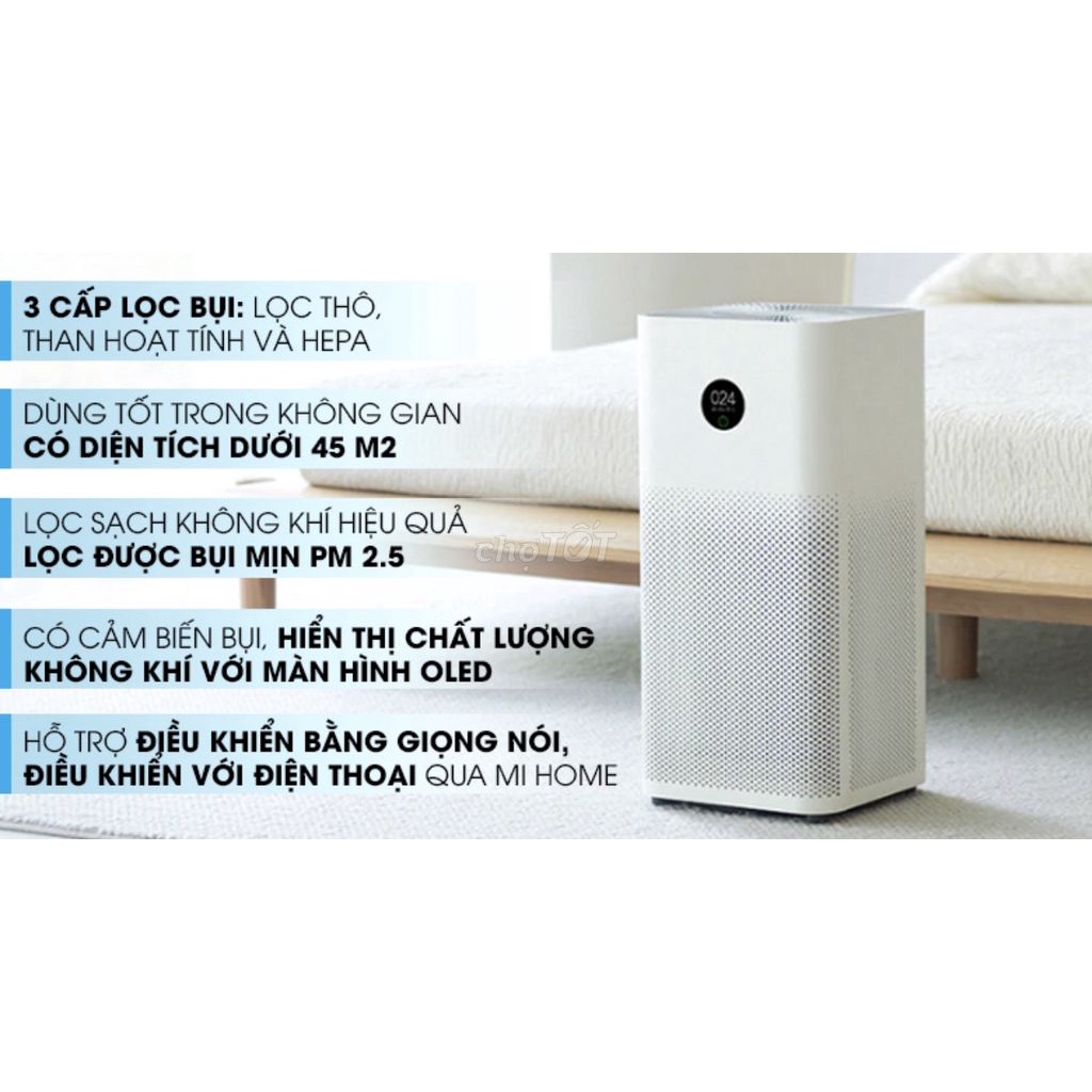 Máy Lọc Không Khí Xiaomi Mi Air Purifier 3H BH 12 tháng / Xiaomi 3C