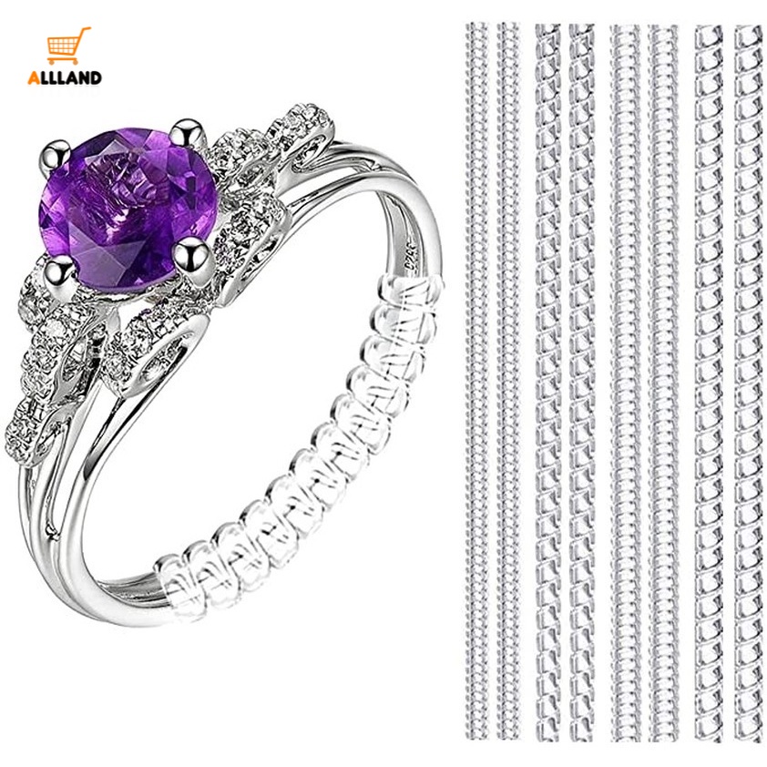 Dụng Cụ Điều Chỉnh Kích Thước Nhẫn Dạng Xoắn Ốc Trong Suốt 10Cm DIY