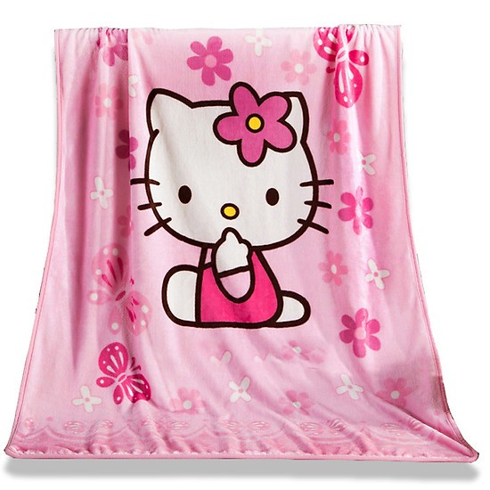 Mền (chăn) bông tuyết cho bé họa tiết Hoạt hình- 1mx1m4