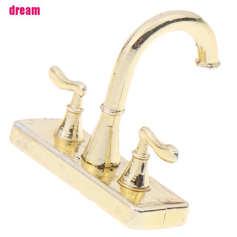 Bộ 2 Vòi Nước Mini Tỉ Lệ 1: 12 Trang Trí Nhà Búp Bê
