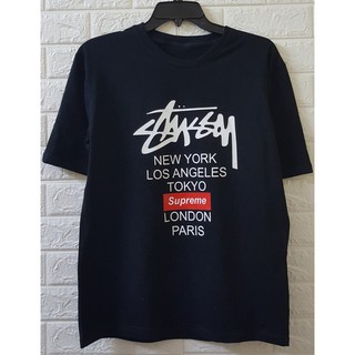 Áo phông in hình Sup Stussy