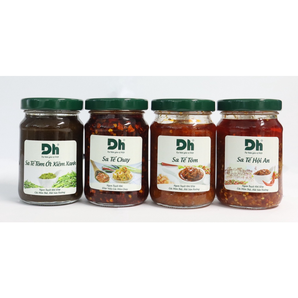 Sa tế tôm Dh Foods gia vị ướp các món nướng, chiên, xào, dùng với các món bún, phở, lẩu lọ 140/100gr