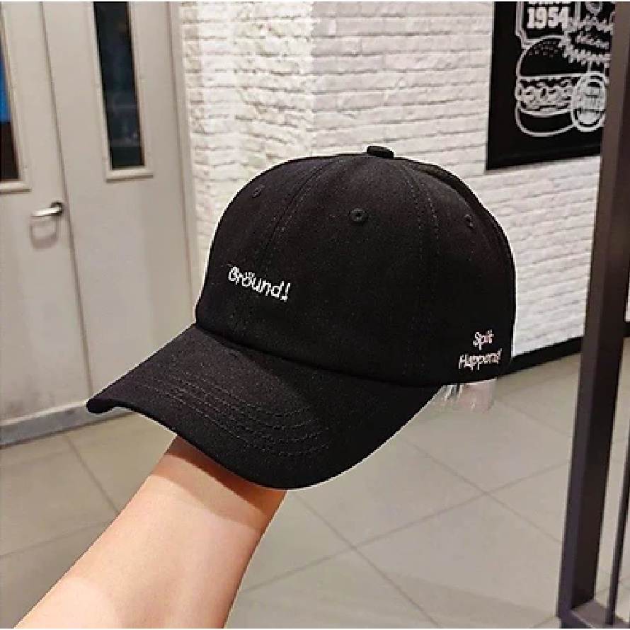 (SẴN HÀNG) Mũ lưỡi trai, Nón kết nam nữ GROUND vải KAKI phong cách Ulzzang form unisex nam nữ (Ảnh thật)