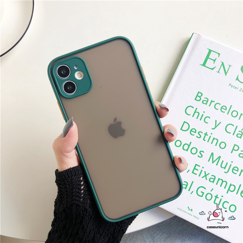 Ốp điện thoại bề mặt mịn thời trang bảo vệ camera cho iPhone SE 2020 11 Pro Max iPhone 6s 6 7 8 Plus XR X XSMAX | BigBuy360 - bigbuy360.vn