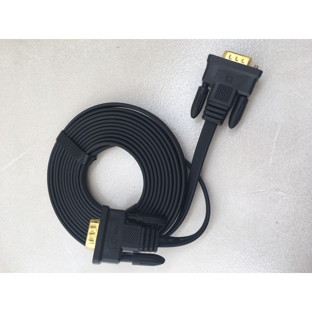 Cáp VGA 3m DTech 69F30 (3+6) FullHD sắc nét - Hàng chính hãng