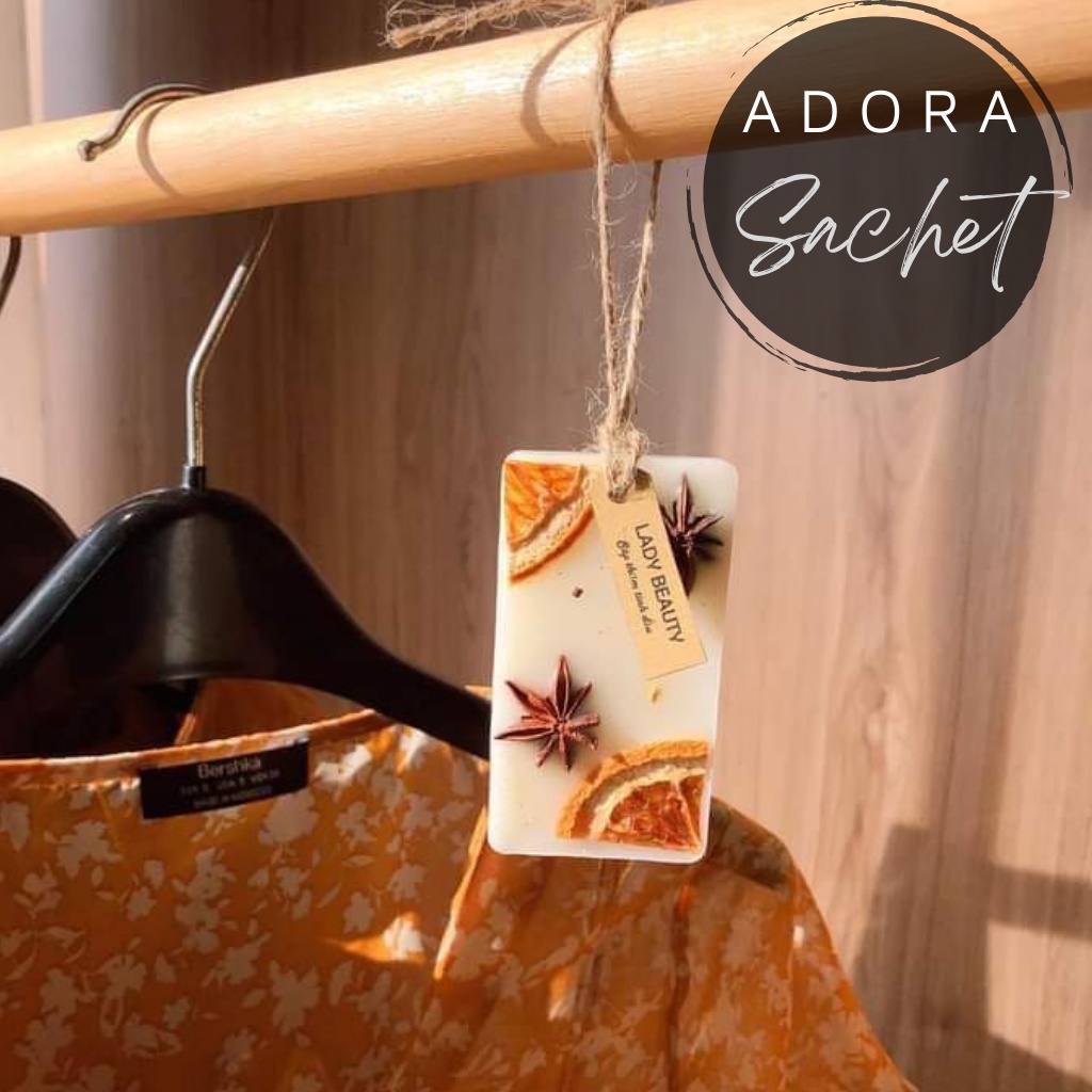 Sáp thơm phòng ngủ dịu nhẹ Rectangle Botanical | quà sinh nhật cho nữ ADORA CANDLE