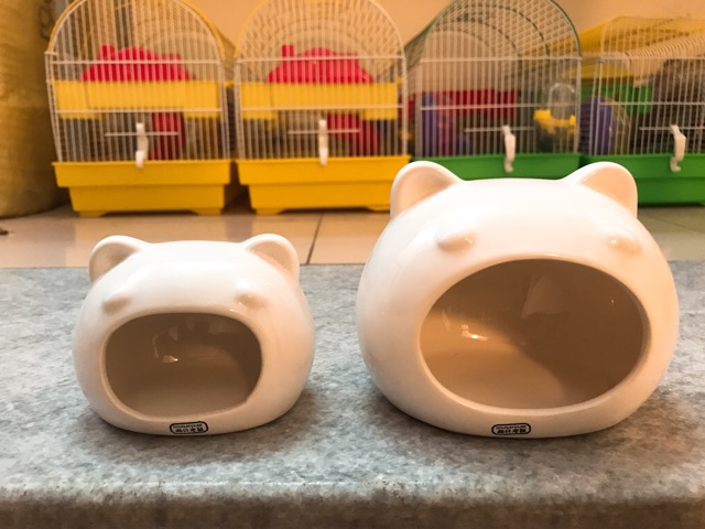 Nhà ngủ sứ size đại cho Hamster