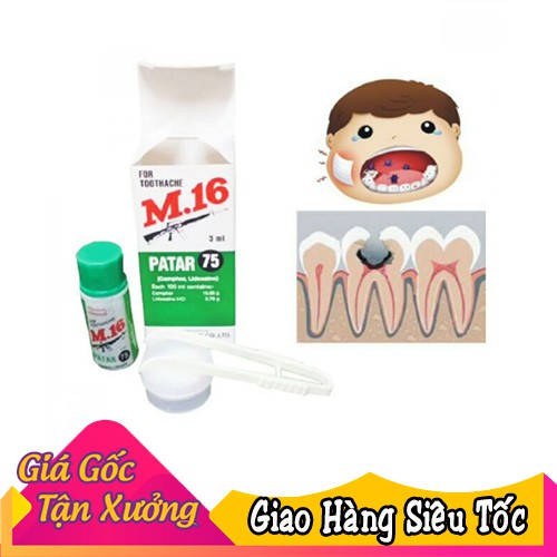 Dầu Đau Răng Patar 75 M.16 3ml Thái Lan