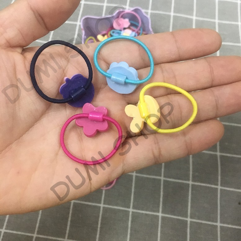 Hộp 40 Thun Cột Tóc Hello Kitty Dễ Thương Cho Bé