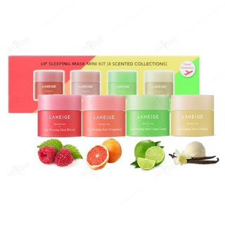 Set 4 Mặt Nạ Ngủ Cho Môi Laneige Lip Sleeping Mask (8gx4)