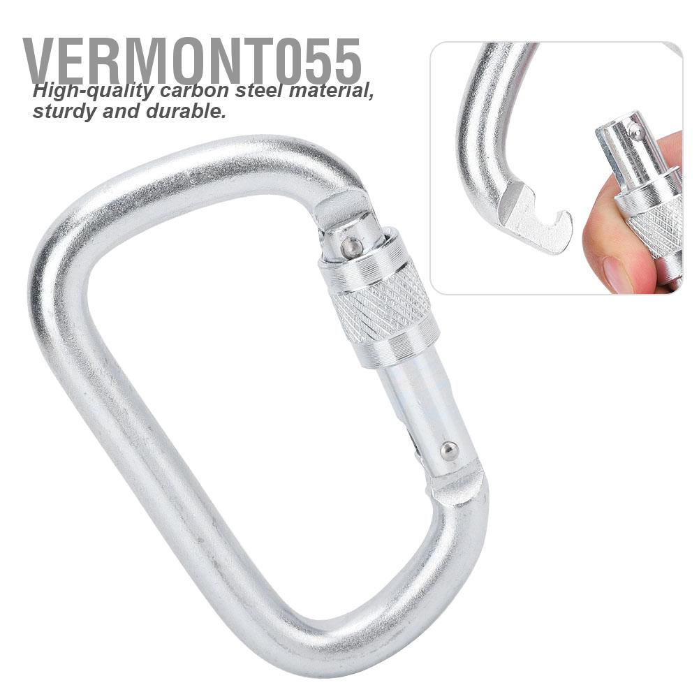 Móc khóa chữ D chất liệu thép không gỉ chịu lực tốt