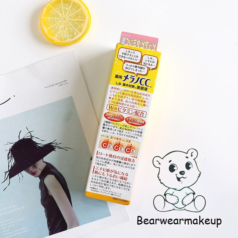 SERUM VITAMIN C ROHTO MELANO CC HỖ TRỢ GIẢM THÂM MỤN CC MELANO | Thế Giới Skin Care