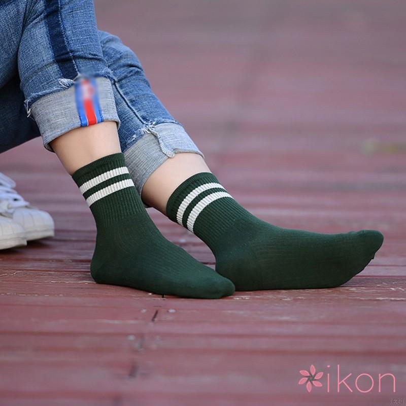 Tất Cotton hoạ tiết kẻ sọc cho phái nữ