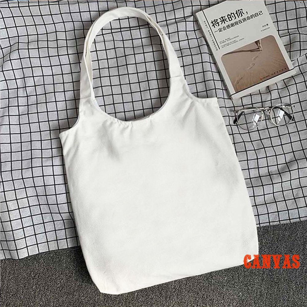 Túi Vải Tote Canvas Trơn 458 Thời Trang Dạo Phố Cực Đẹp