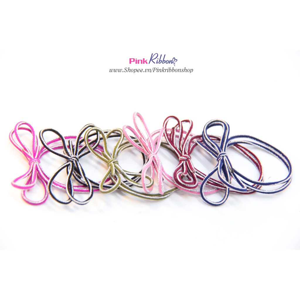 SET 5 CÁI - Chun sọc nhũ cao cấp tết nơ