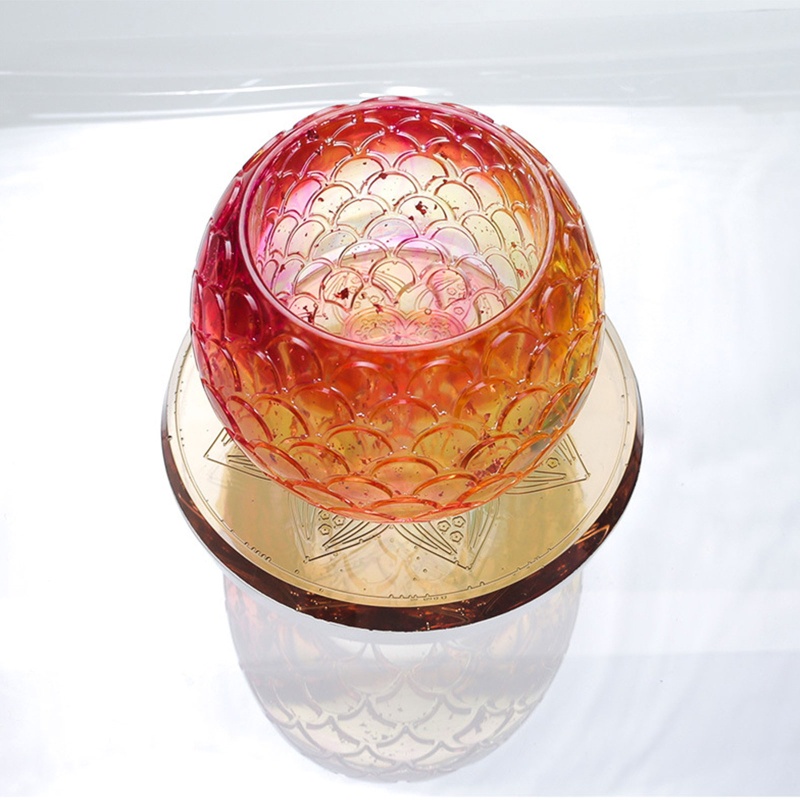 Bộ 6 Khuôn Silicone Làm Đế Lót Ly Hình Tròn