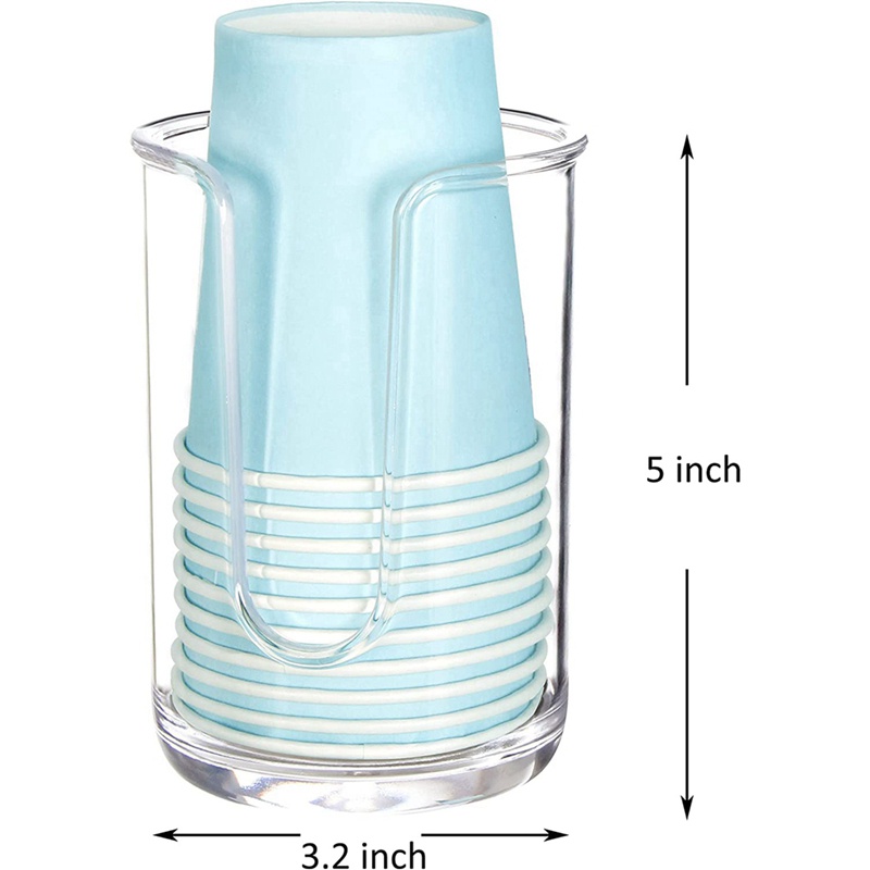 Giá Đỡ Cốc Giấy Dùng Một Lần Bằng Acrylic Tiện Dụng Cho Phòng Khách / Phòng Tắm