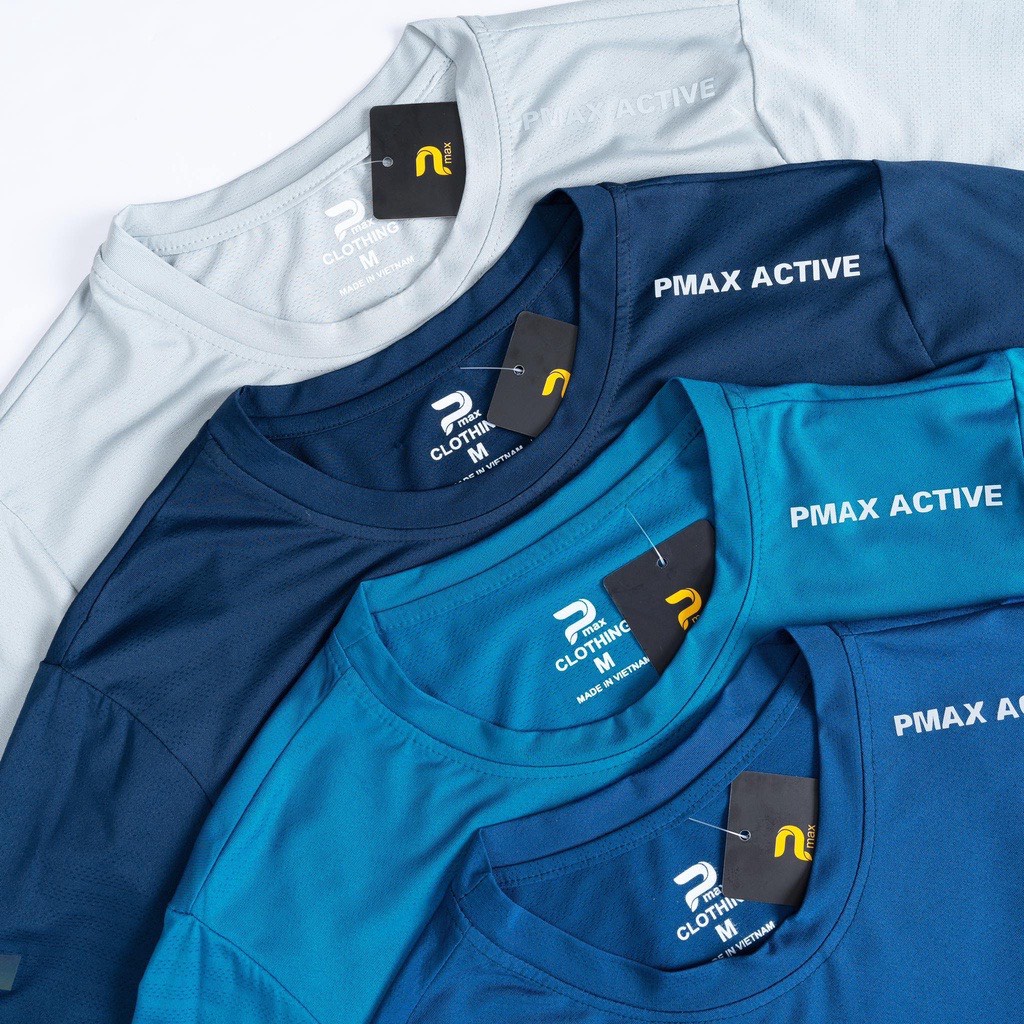 Áo phông nam HKB cao câp, thun lạnh ngắn tay, thấm hút mồ hôi, coolmax 100% co dãn 4 chiều