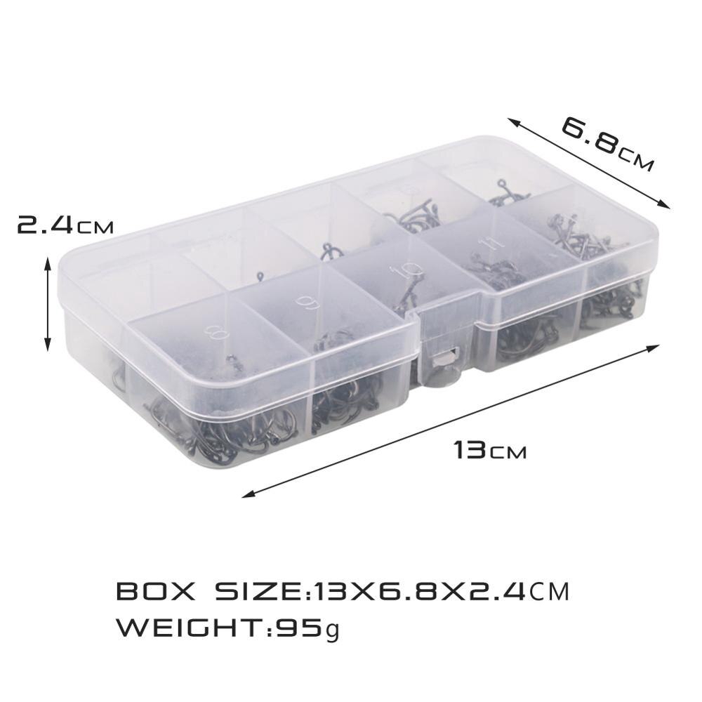 Set 500 Lưỡi Câu Có Hộp Sougayilang Có Ngạnh Bằng Thép Carbon Cao Cấp Tiện Dụng