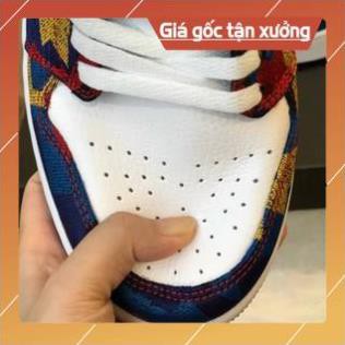 [FreeShip - Xả Kho] Giày thể thao Jordan 1 Low Nothing But Net - Thổ Cẩm