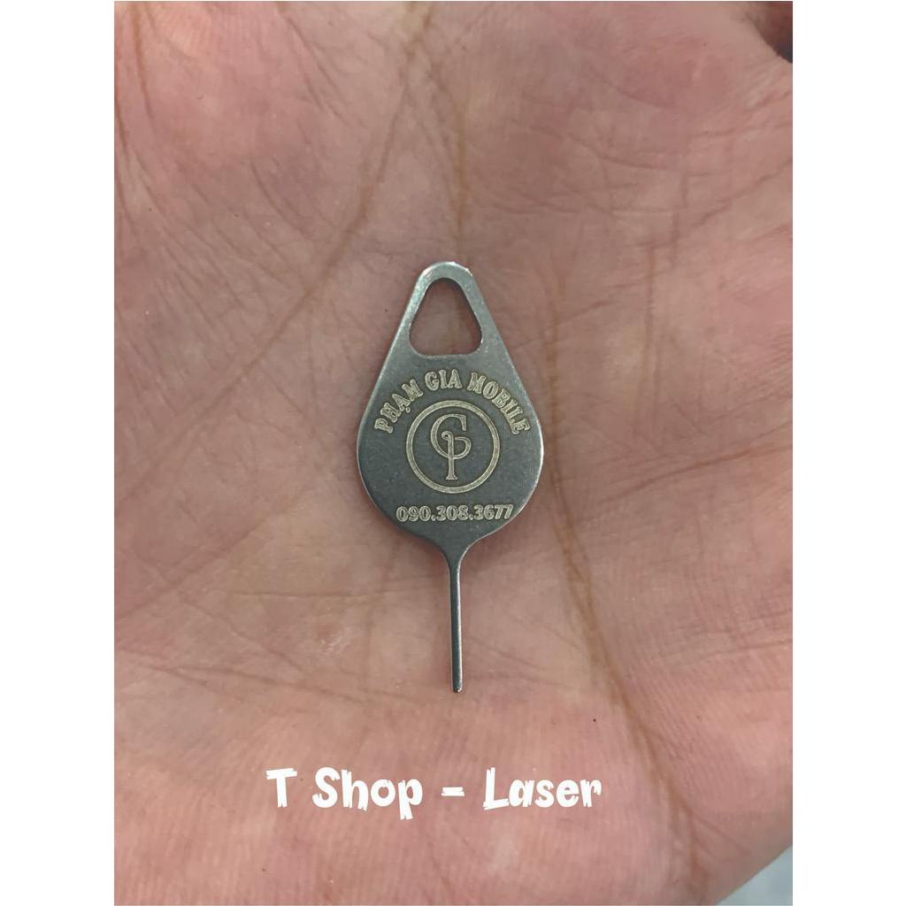 100 Que chọc sim khắc laser theo yêu cầu