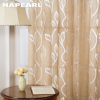 Rèm cửa dạng móc bằng vải jacquard dùng trang trí phòng ngủ phòng khách