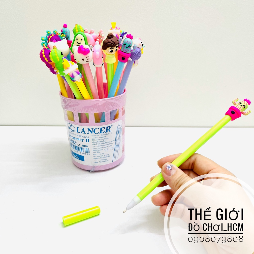 [HOT-NHIỀU MẪU] Bút bi unicorn mực nước đầu thú nhiều kiểu dáng dễ thương siêu ngộ nghĩnh dành cho bé yêu