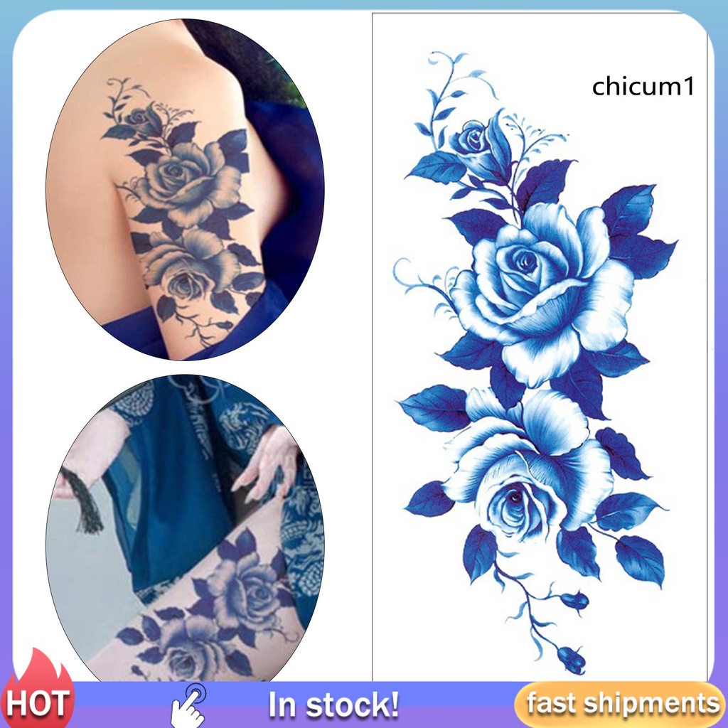 Hình Xăm Dán Tạm Thời Tự Dính Không Gây Kích Ứng Nhiều Màu Sắc Tươi Sáng Dành Cho Người Lớn