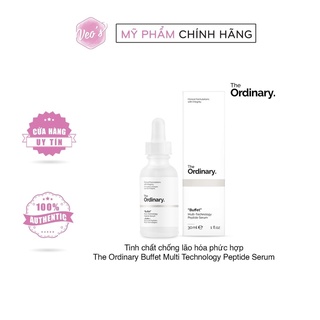 Tinh chất dưỡng da chống lão hóa The Ordinary Buffet Multi Technology Peptide Serum (nobox)