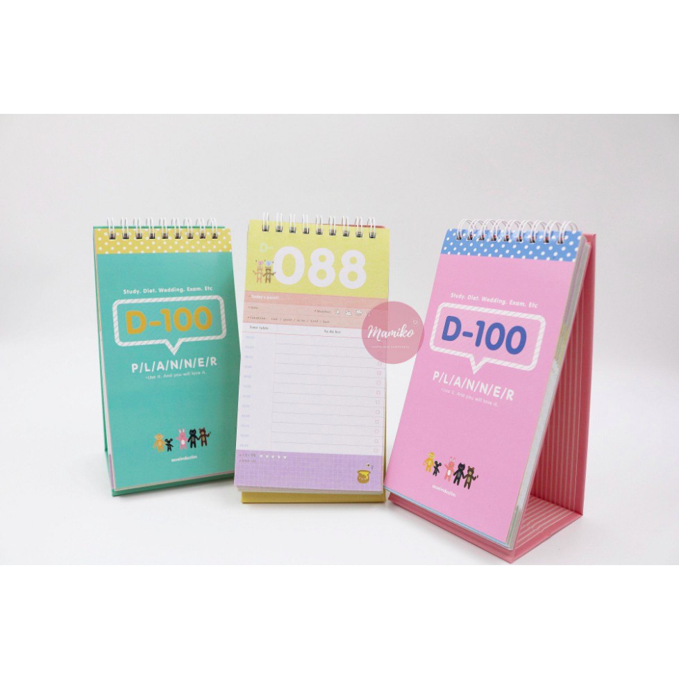 D-100 Planner - Planner đếm ngược 100 ngày