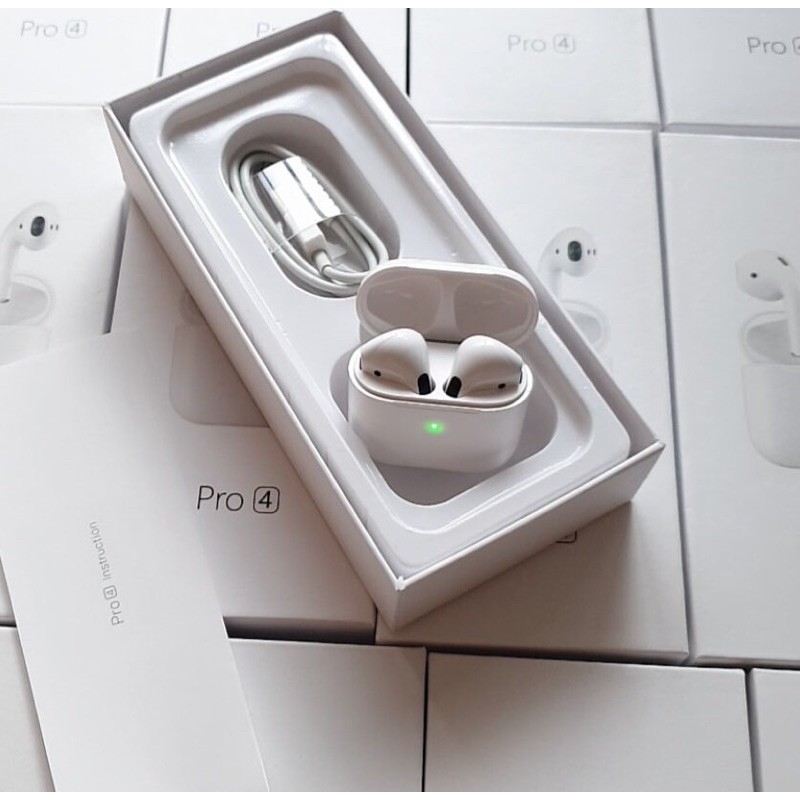 Tai Nghe Không Dây 2 Tai Airpod Pro4 Nhỏ Gọn