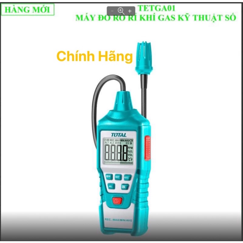 TOTAL Máy đo rò rỉ khí gas kỹ thuật số TETGA01  (Cam kết Chính Hãng 100%)