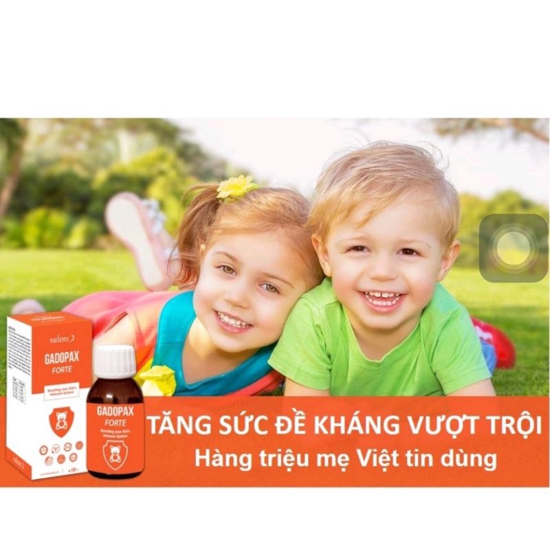 Gadopax Forte Syrup Hỗ trợ tăng sức đề kháng cho cơ thể