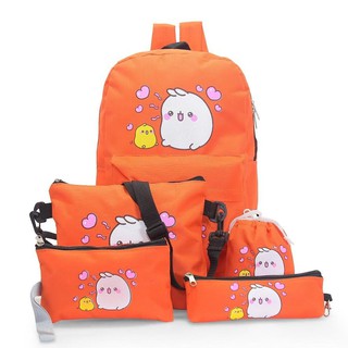 Mua 1 được 5 -Bộ ba lô thời trang gà con set 5 món cưc đep