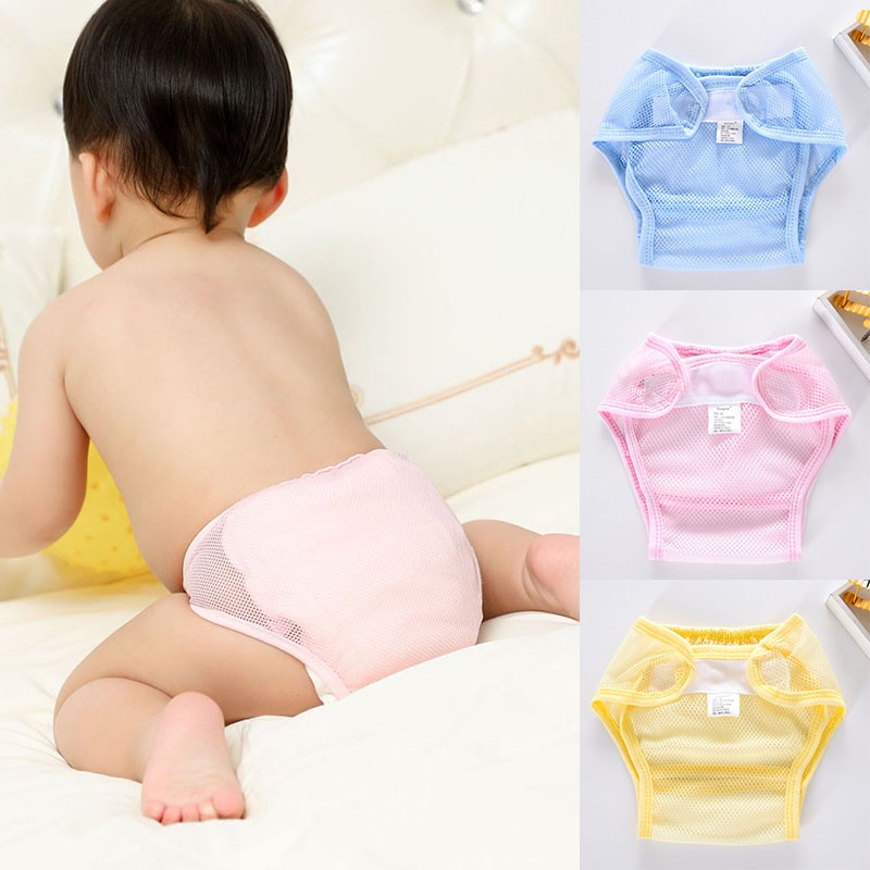 Bobora Quần Tã Bằng Cotton Siêu Mỏng Thoáng Khí Có Thể Giặt Sạch Dành Cho Em Bé