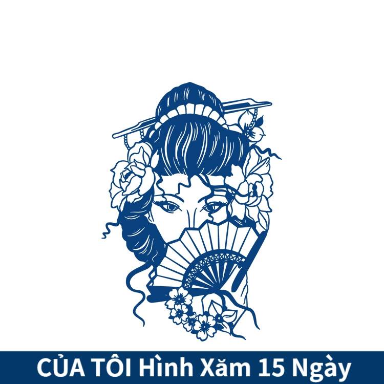 【TÔI】hình xăm 15 ngày 11*18cm hình xăm tạm thời hình xăm dán