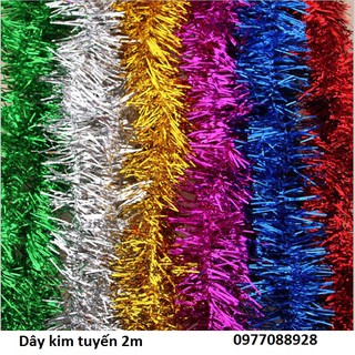Dây Kim Tuyến Trang Trí CâyTết Tiệc Sự Kiện Dài 2m