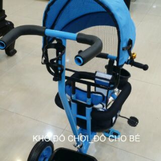 Xe đẩy kiêm xe ba bánh có mái che