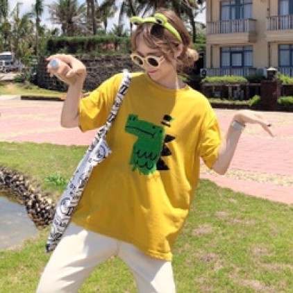 [Mã WA1606 giảm 15% đơn 99k] Áo Thun KHỦNG LONG TO Unisex A005 | BigBuy360 - bigbuy360.vn